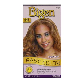 Bigen High-Lift Easy Color Permanent Hair Coloring Kit Honey Blonde 6HB 2.82 Oz (Pack of 2)
