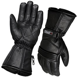 NORMAN Thermal Motorbike Motorcycle Leather Gloves Waterproof Protection Winter Summer (XXL)