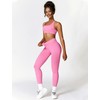 ABOCIW Workout Sets, Seamless V Back Scrunch Lifting Leggings High