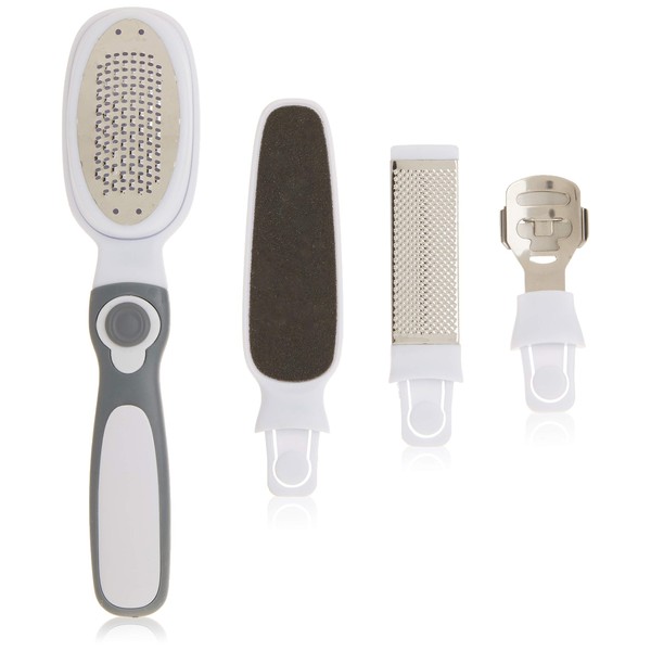 Bodico 4-way Callus Remover, White, 9 inches, 1.75 Pound