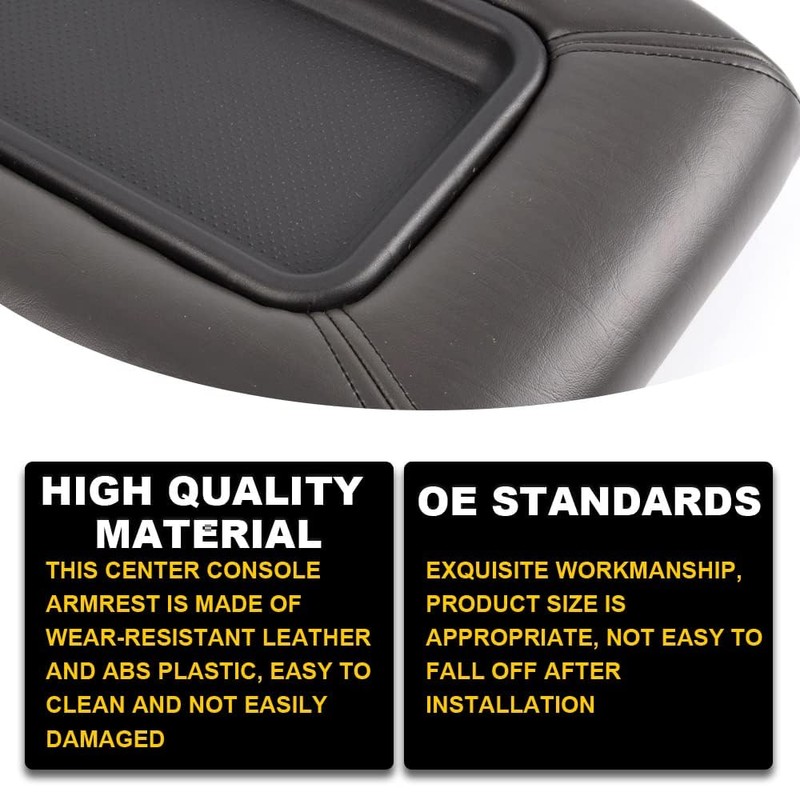 G-PLUS Center Console Armrest Lid with Latch, Fit for 1999-2007