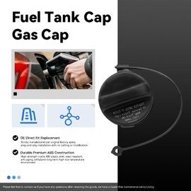 Fuel Tank Cap Gas Cap 17251-3JA0A, 17251-9BD0E, 17251-1VZ0D Compatible with Nissan 2013-2018 Altima, 2012-2019 Frontier, 2015-2020 Murano, 2013-2019 Pathfinder, 2012-2019 Versa, Infiniti JX35 QX60