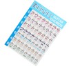Guitar Chord Poster 56 Colour Coded Coated Paper Educational Reference