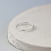 Sterling Silver 2mm Adjustable Plain Toe Ring