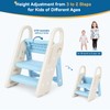 Onasti Foldable Toddler Step Stool for Bathroom Sink, Adjustable 3