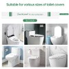 Germiwipe 500Pcs Sanitized Toilet Seat Band,Hotel Essentials, Printed Toilet Strips