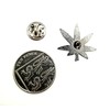 Green Weed Ganja Bong Marajuana Metal Pin Badge Leaf