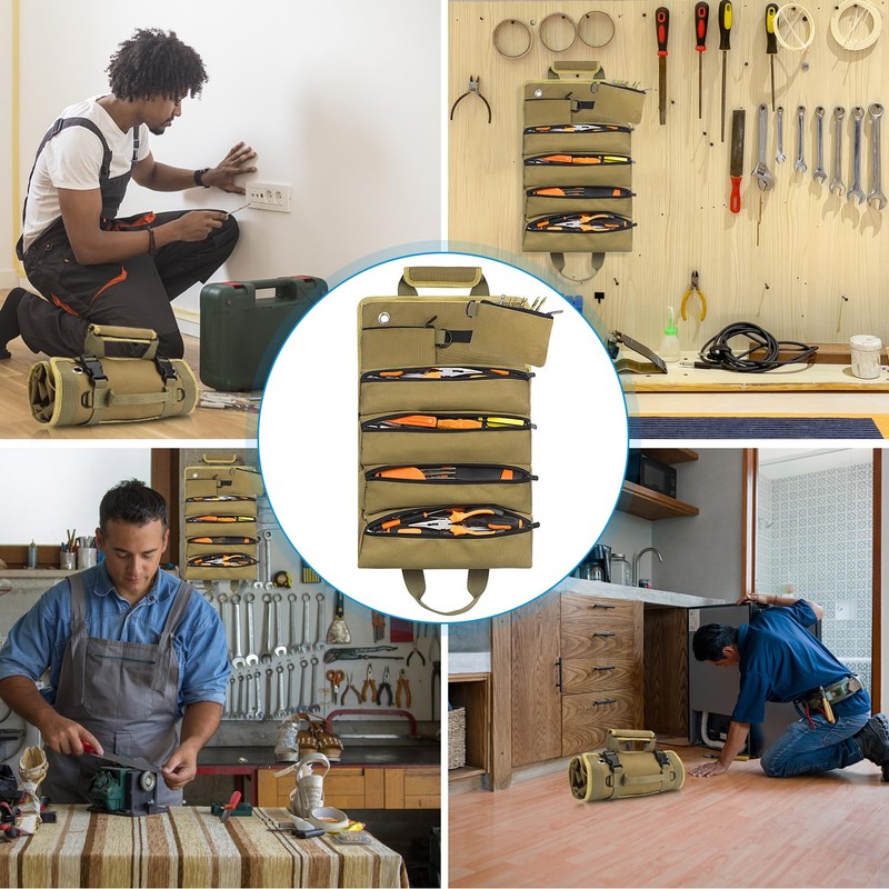 Tool Roll Bag 32 x 15 cm Multi-Purpose Tool Roll