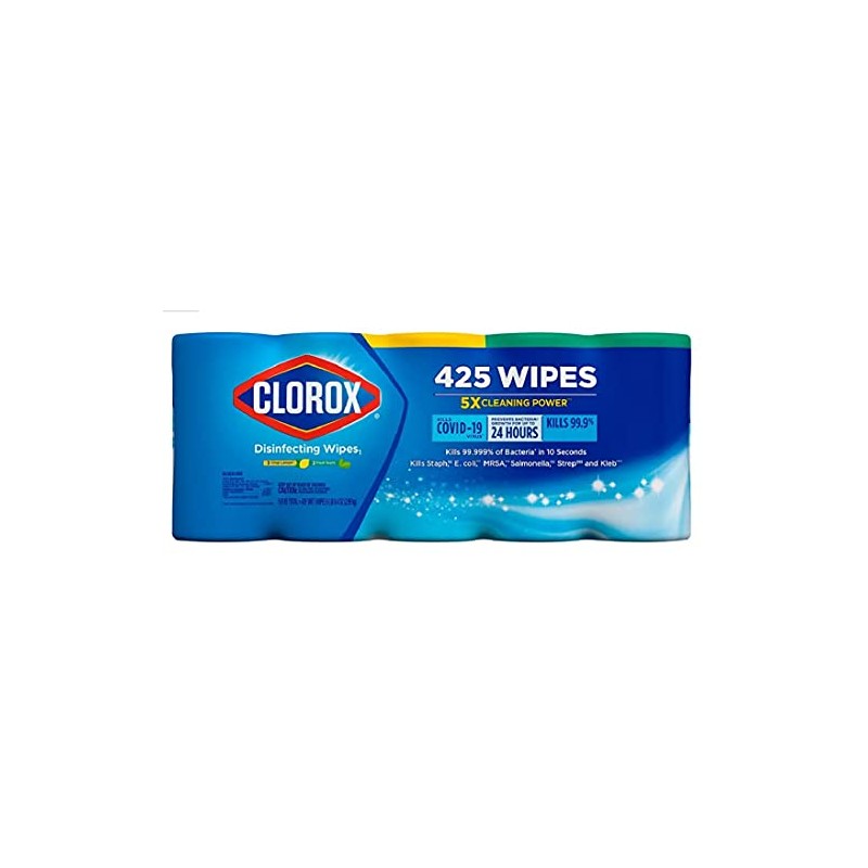 Clorox Disinfecting Wipes Variety Pack - 5X Cleaning Power, Kills