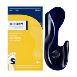 Happytory Ibalunfoot Children's Toddler Flat Foot Arch Insole, 1box / 해피토리 아이바른풋 어린이 유아 평발 아치 깔창, 1box