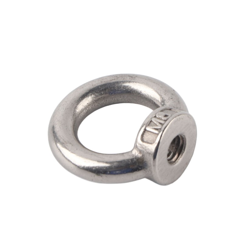 10Pcs Lifting Eye Nut Stainless Steel Ring Shape Fastener Tools