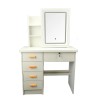 Dressing Table Vanity Table Elegant Lighted Mirror With Drawers Shelves