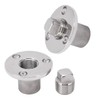 50mm Boat Garboard Drain Plug Stainless Steel Mirror Polish UV
