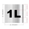 an Apartment number 1L sign - UNIT NUMBER 1L SIGN