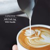 CAPACITEA Stainless Steel Milk Frothing Jug, 350ml 12fl.oz Milk Pitcher