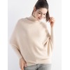Ciovkis Women's Merino Wool Blend Oversized Sweater 2025 Fall Winter