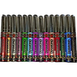 Natural Girl Set 14 Pza Delineadores De Colores Efecto Metálico Diamond