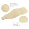 WENNALIFE Tape-In Real Hair Extensions, Real Hair, Pack of 20,