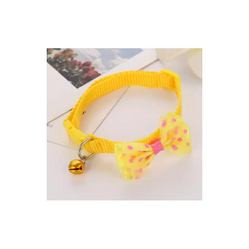 speedway Nylon Cat Cute Collar with Bell bow tie for