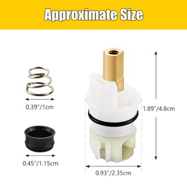 RP25513 Faucet Cartridge Replacement Kit for Delta two handle faucet repair kit Includes RP4993 Seats and Springs, 2 Pack