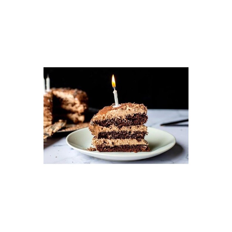 PARENCE - Set di 24 candeline di compleanno con 12