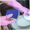 FOMIYES 6pcs Kitchen Scrub Sponge Absorbent Cleaning Sponges for Dishes