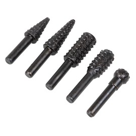 Sealey Rotary Burr Rasp Drill Bit Set 5pc - RWBS5