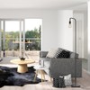 Globe Electric 12937 Holden 70" Floor Lamp, Black, Satin Finish,
