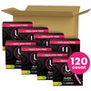 U by Kotex Click Compact Multipack Tampons, Regular/Super Absorbency, Unscented,