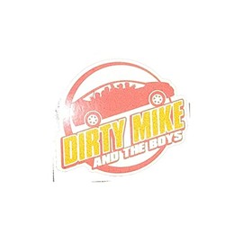 Dirty Mike and The Boys bumper stickers | Decal Vinyl Sticker | Cars Trucks Vans Walls Laptop | American enthusiasts Custom America Merica Flag