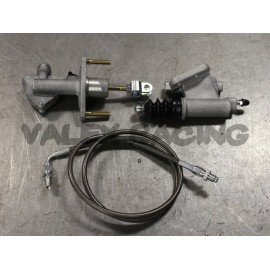 Exedy CMC & Slave Cylinder w Gunmetal Clutch Line Kit 02-05 Civic Si EP3 OEM