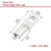 25Pcs 4 AWG 5/16" Stud Tinned Copper Ring Terminals Battery