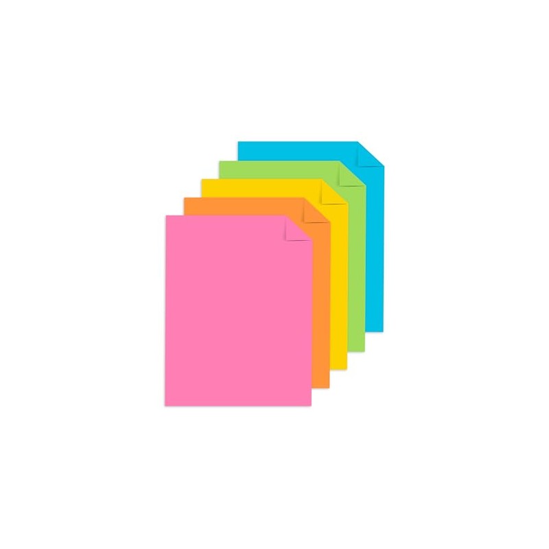 Astrobrights Colored Cardstock, 8.5" x 11", 65 lb./176 gsm, Cheerful