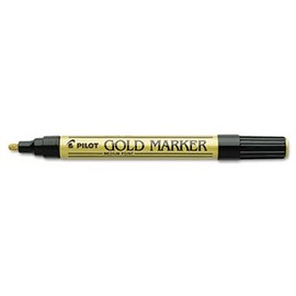 PILOT - Creative Art amp; Crafts Marker, Brush Tip, Permanent, Gold
