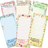 Fancy Land Religious Magnetic Notepads Floral to Do List for