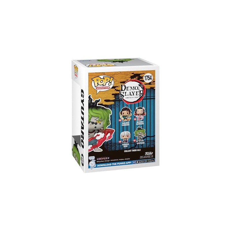 Funko Pop! Demon Slayer Gyutaro Vinyl Figure Toy, Multicolor