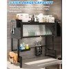 ASIEIT Dish Drying Rack, 3-Tier Over Sink Dish Drainer Drying