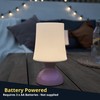 MiniSun | Wireless LED Pink Touch Table Lamp with a