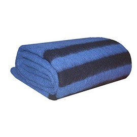 Wool Blanket Made of Virgin Wool, Bedspread, Wool, Sheep's Wool, Camping Blanket, Lamb Blanket (140 x 200 cm, Military Approx. 2 kg Weight)