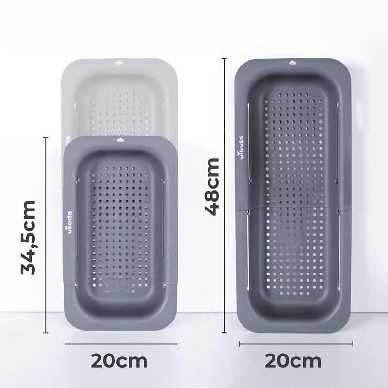 Vileda Pull-Out Sink Strainer (34-48 cm) – Practical Sink Strainer