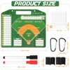HIGHRAZON Magnetic Baseball Coach Clipboard, Dry Erase Coach Lineup Board,