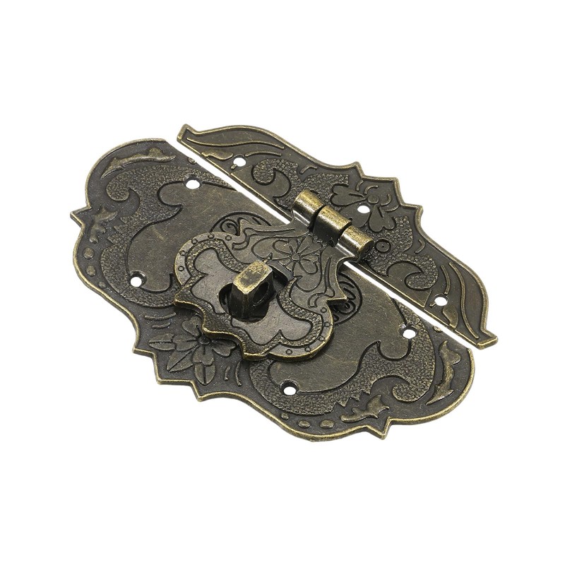 sourcing map Hasp Clasp Latch Lock, 97 x 78mm Decorative