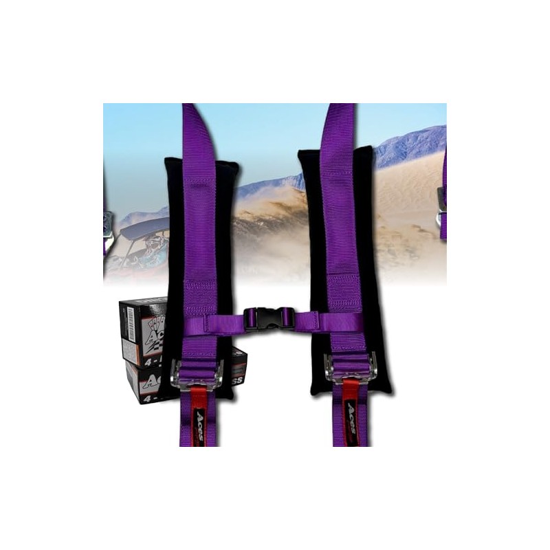 AAAA Aces Racing (Pair) 4 Point Harness with Ez Buckle