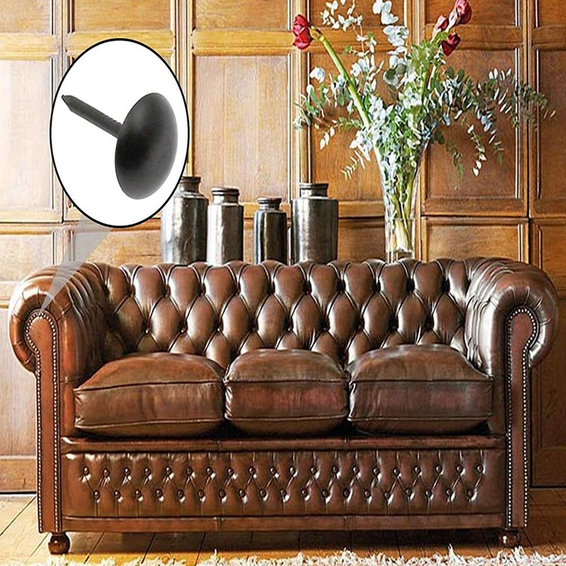 200Pcs Matte Upholstery Nail,Pushpin Decorative Tack Stud with Box for