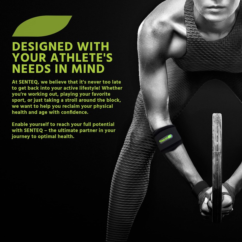 Coderas de tenis, color negro, paquete de 2