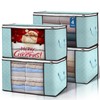 Budding Joy 90 L Large Storage Bags, 4 Pack Clothes