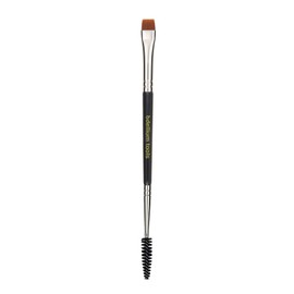 Bdellium Tools Professional Makeup Brush - Maestro Series 724 Double-ended Flat Definer and Spoolie - With All-Vegan Synthetic Fibers, For Grooming and Defining Lashes and Brows (Black, 1pc)