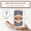 Black and White Butchers Twine – 328Ft 2mm Food Safe