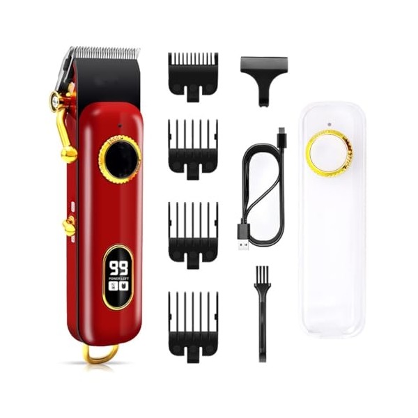 Cordless Clippers and Trimmers Set, Professional Beard Trimmer Cordless, Low