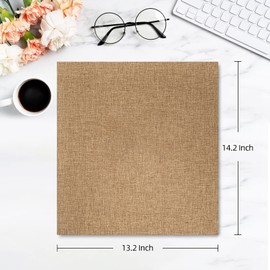 potricher Photo Album for 4x6 600 Photos Linen Cover Extra Large Capacity Picture Book for Family Wedding Anniversary and Baby (Khaki)